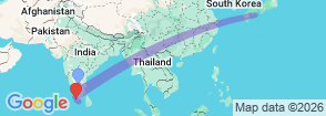 Tour route map