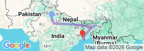 Tour route map
