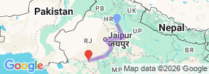 Tour route map