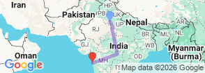 Tour route map