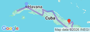 Tour route map