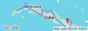 Tour route map