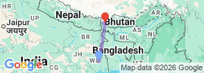 Tour route map