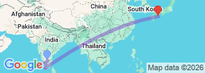 Tour route map