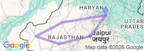 Tour route map