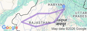 Tour route map