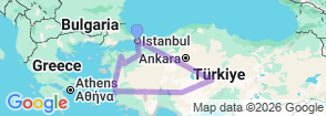 Tour route map