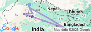 Tour route map