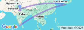 Tour route map