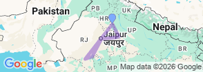 Tour route map
