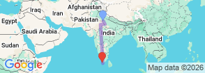 Tour route map