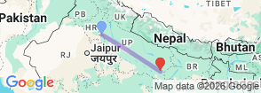 Tour route map