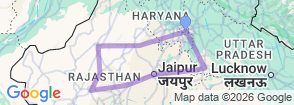 Tour route map