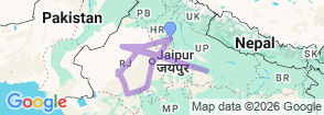 Tour route map