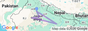 Tour route map