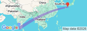 Tour route map