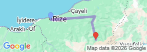 Tour route map