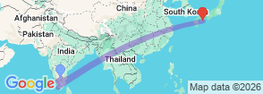 Tour route map