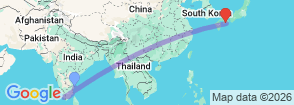 Tour route map