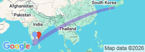 Tour route map