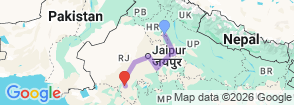 Tour route map