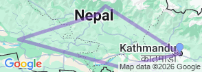 Tour route map