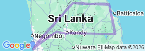Tour route map