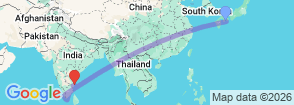Tour route map