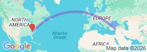 Tour route map