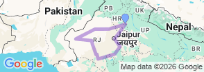 Tour route map