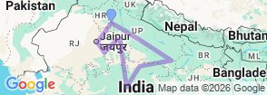 Tour route map