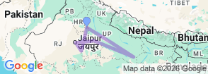 Tour route map