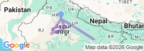 Tour route map