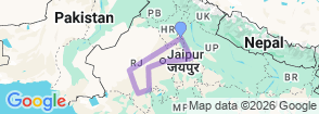 Tour route map