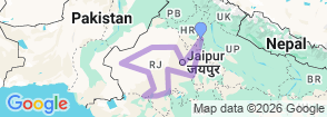 Tour route map