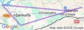 Tour route map
