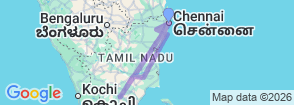 Tour route map
