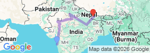 Tour route map