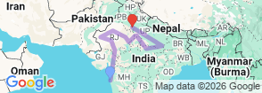 Tour route map