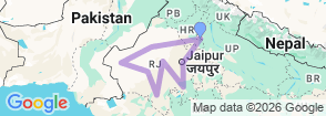 Tour route map