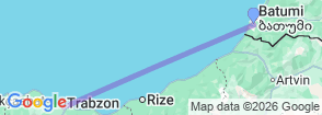 Tour route map