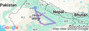 Tour route map