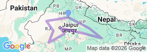 Tour route map