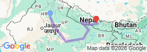 Tour route map