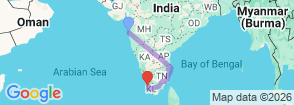 Tour route map