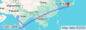 Tour route map