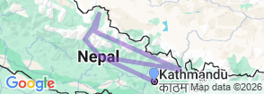 Tour route map