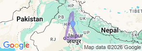 Tour route map