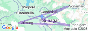 Tour route map