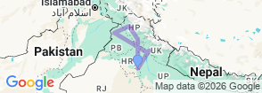 Tour route map